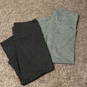 Old Navy Women's Leggings - Black and Gray